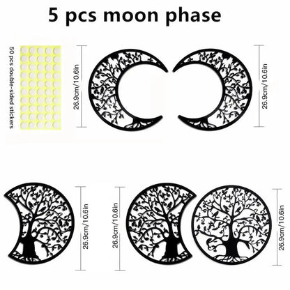 Celestial Charm: Exquisite Lunar Phases Wooden Wall Art Brooklyn & Birch