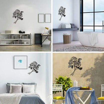 Timeless Elegance: Eternal Rose Metal Wall Décor Brooklyn & Birch